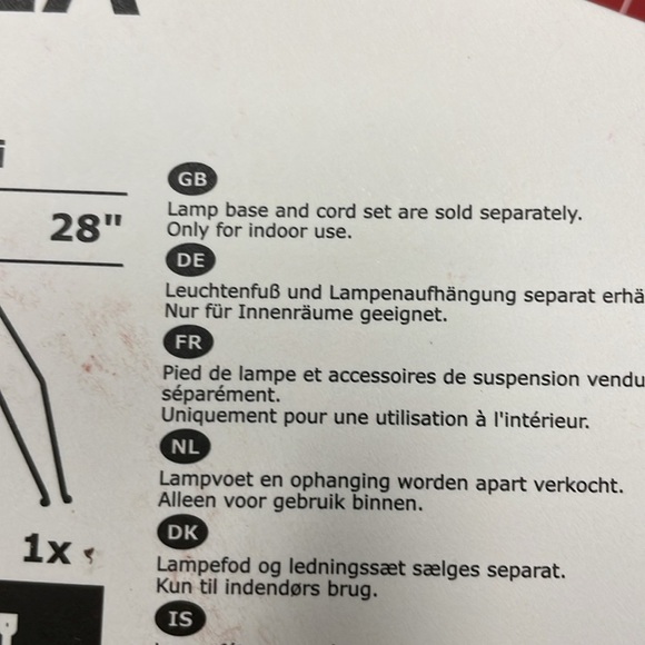 Ikea STRALA Star pendant lamp shades Jennifer Idrizi 28 " 304.089.36 - NEW Red - Picture 8 of 8